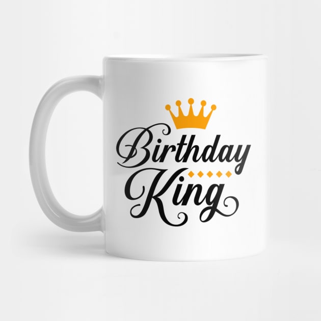 Birthday King T-Shirt by Hobbybox